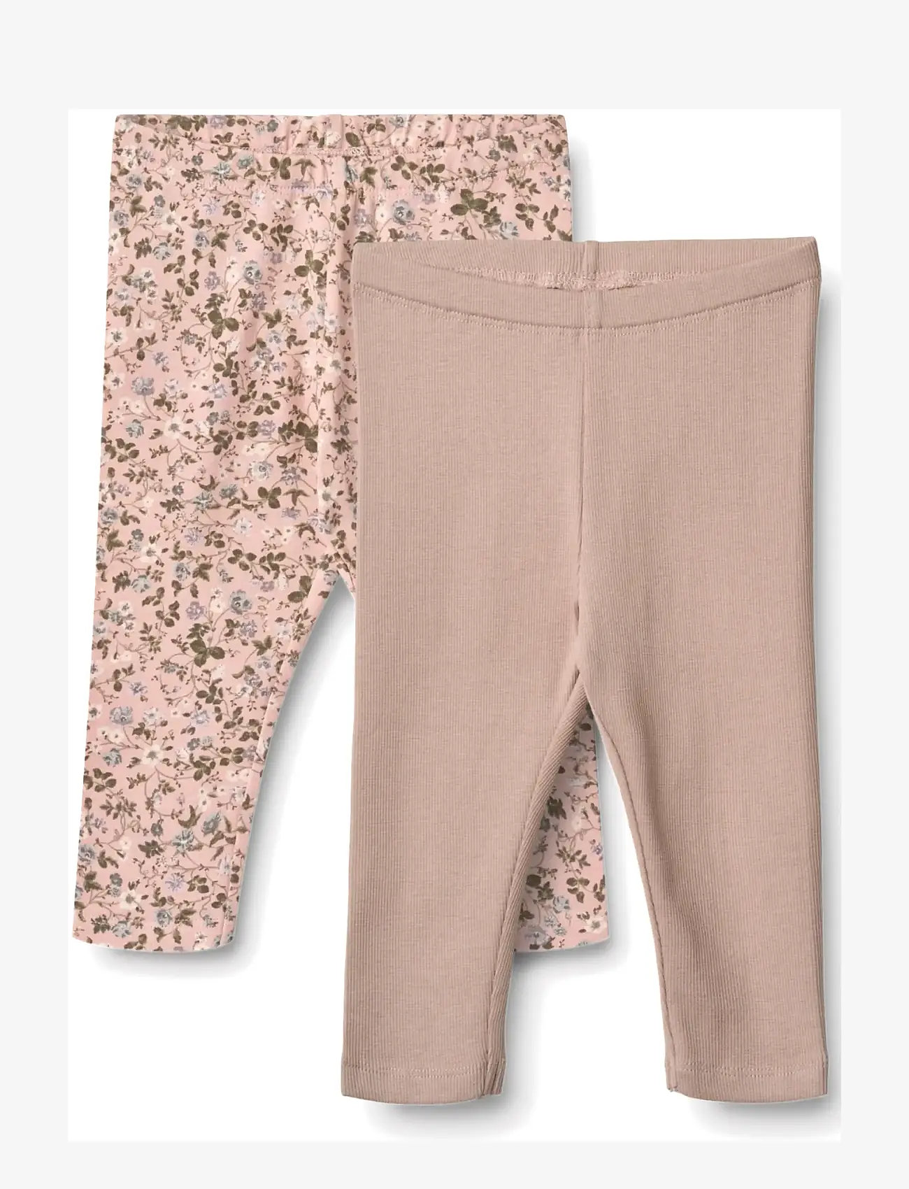 Wheat - 2 Leggings Jules - herbstliche kleidung - rose powder flowers - 0