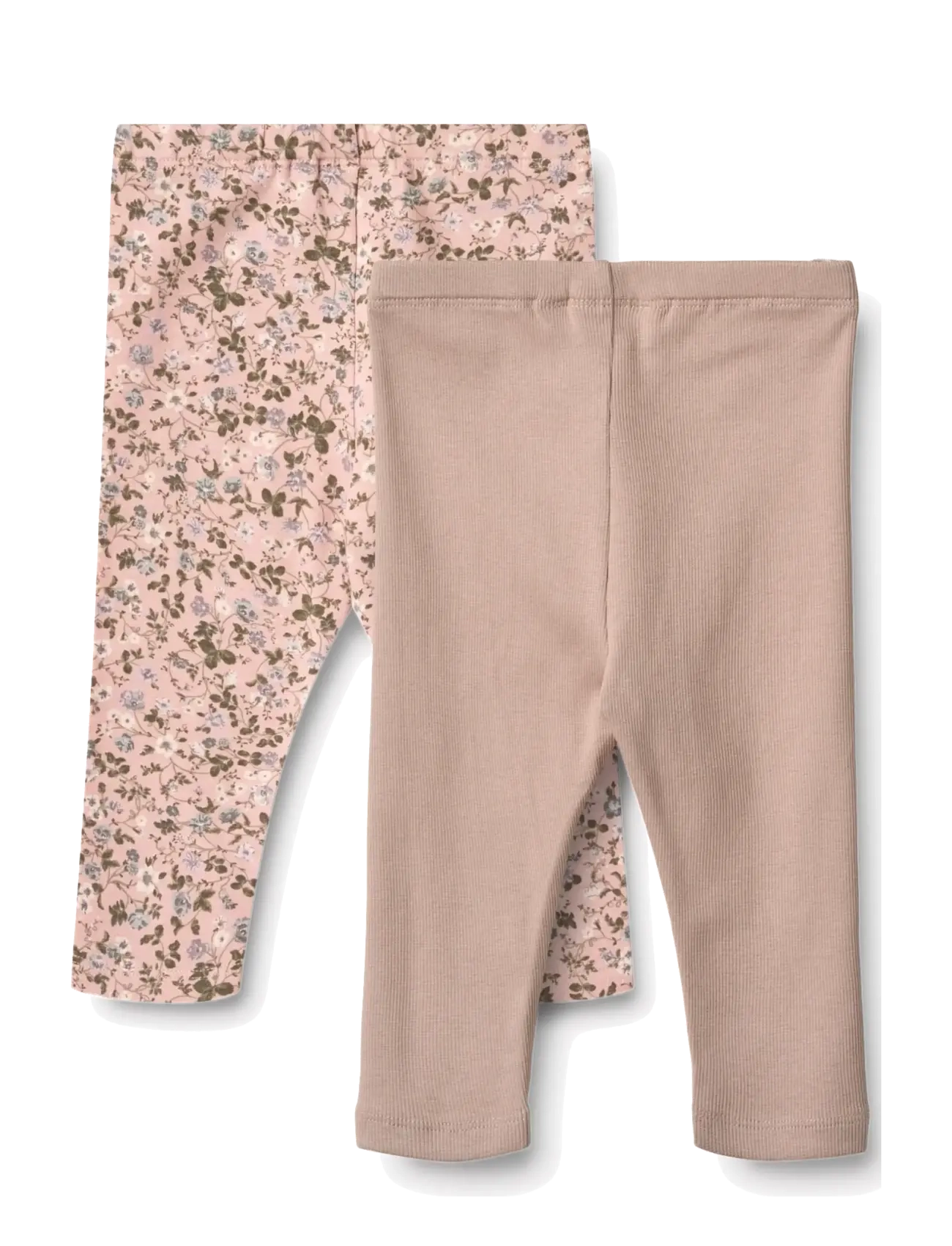 Wheat - 2 Leggings Jules - leggings - rose powder flowers - 1