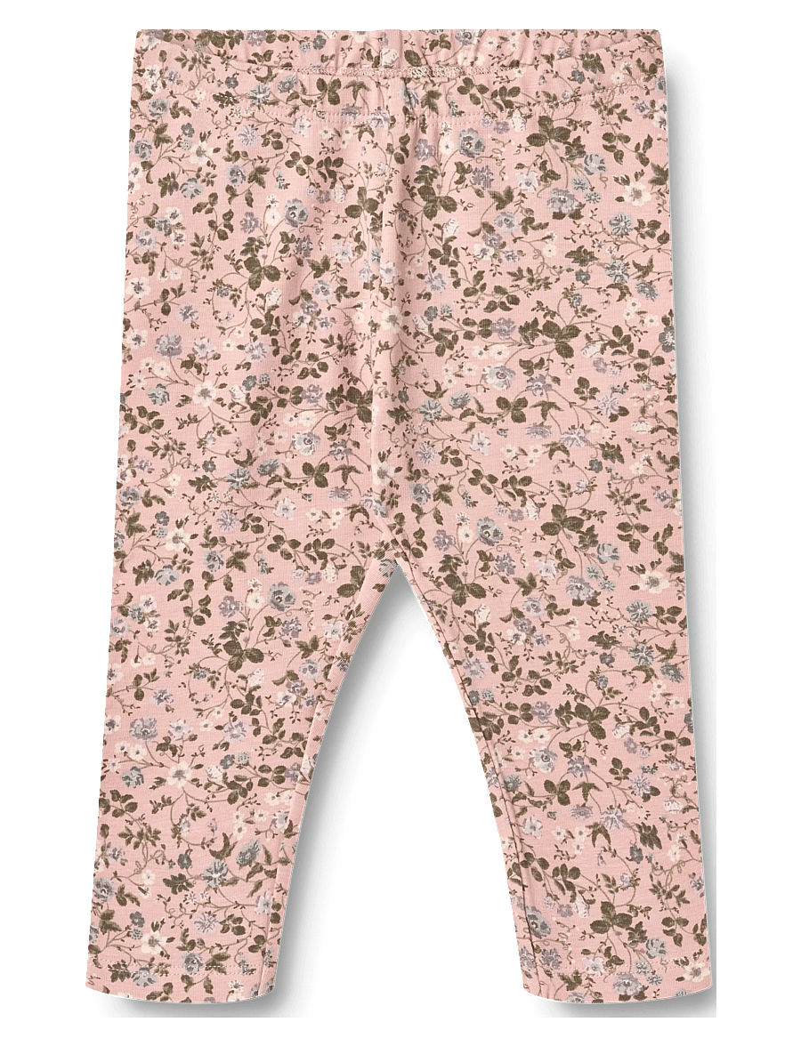 Wheat - 2 Leggings Jules - leggings - rose powder flowers - 3