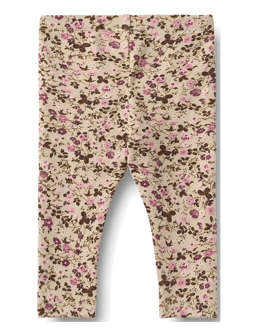 Wheat - 2 Leggings Jules - hosen-multipack - soft sand flower wine - 3