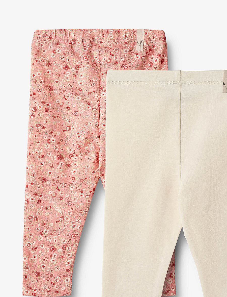 Wheat - 2 Leggings Jules - rosette flowers - 1