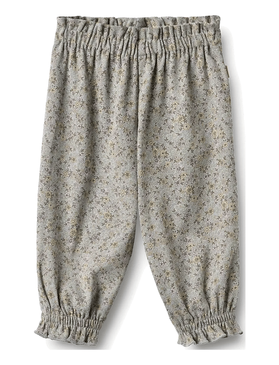 Wheat - Jersey Pants Penny - babyhosen - slightly blue flowers - 0