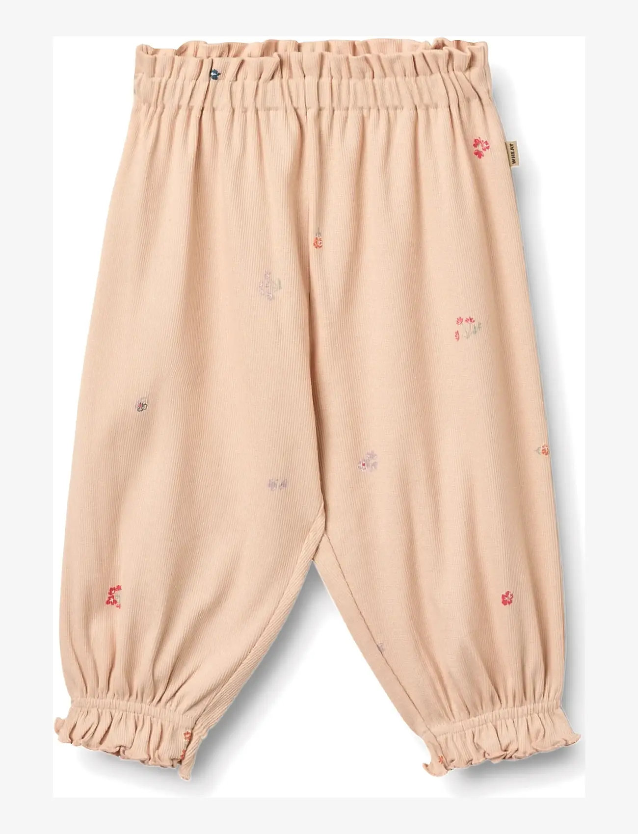 Wheat - Jersey Pants Penny - babybukser - rose flowers - 0
