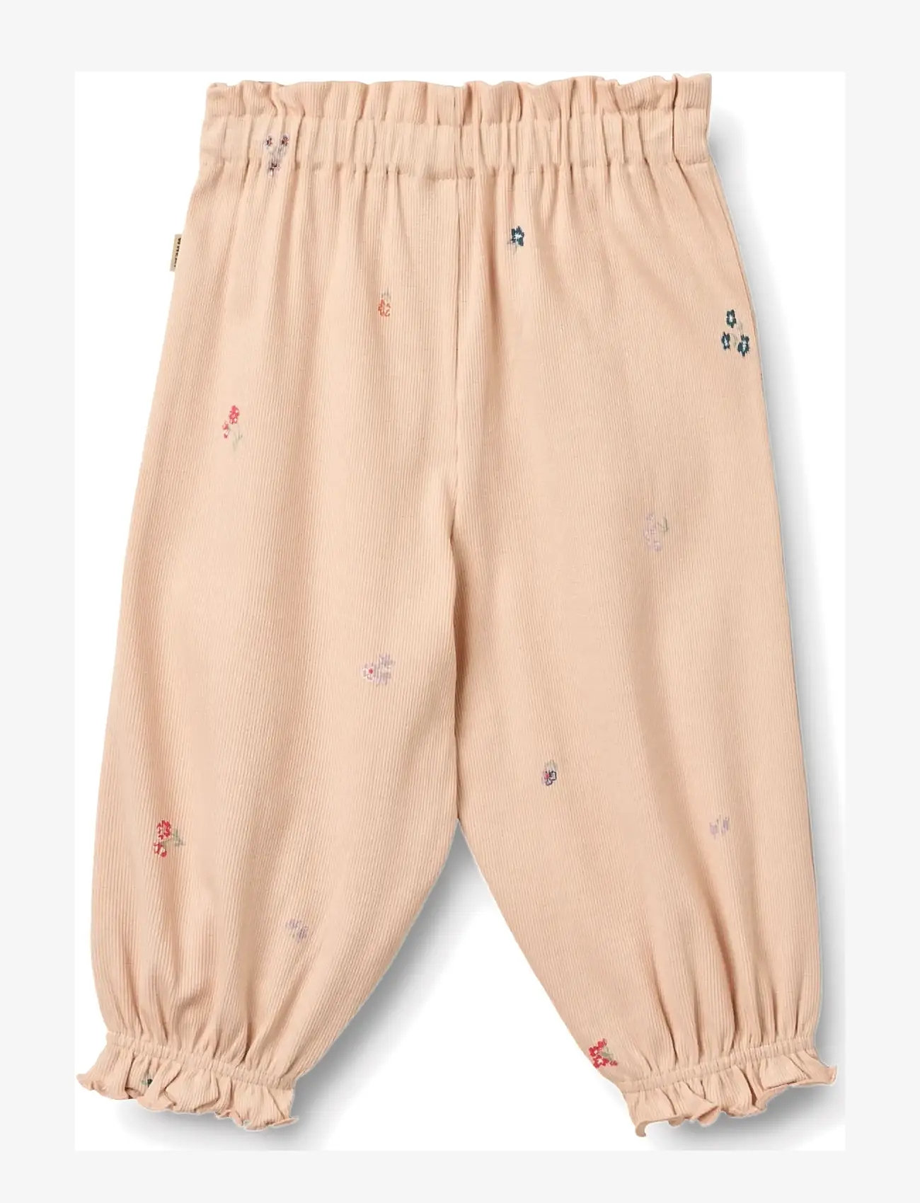 Wheat - Jersey Pants Penny - babybukser - rose flowers - 1