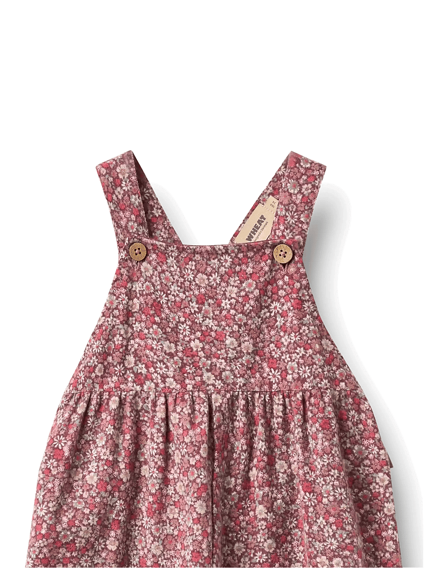 Wheat - Overalls Liz - grape flowers - 3