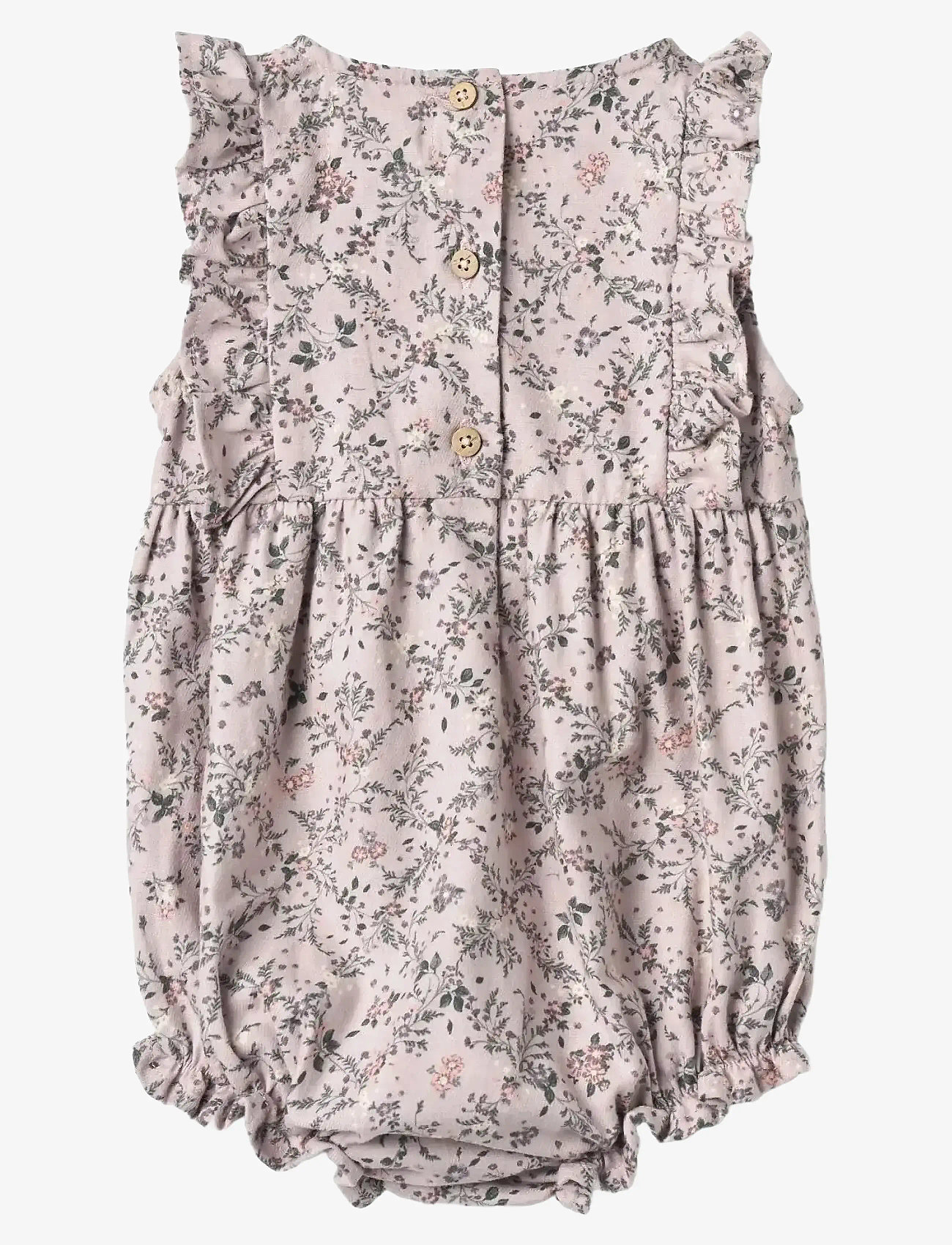 Wheat - Romper Emmaline - laveste priser - lilac checked flowers - 1