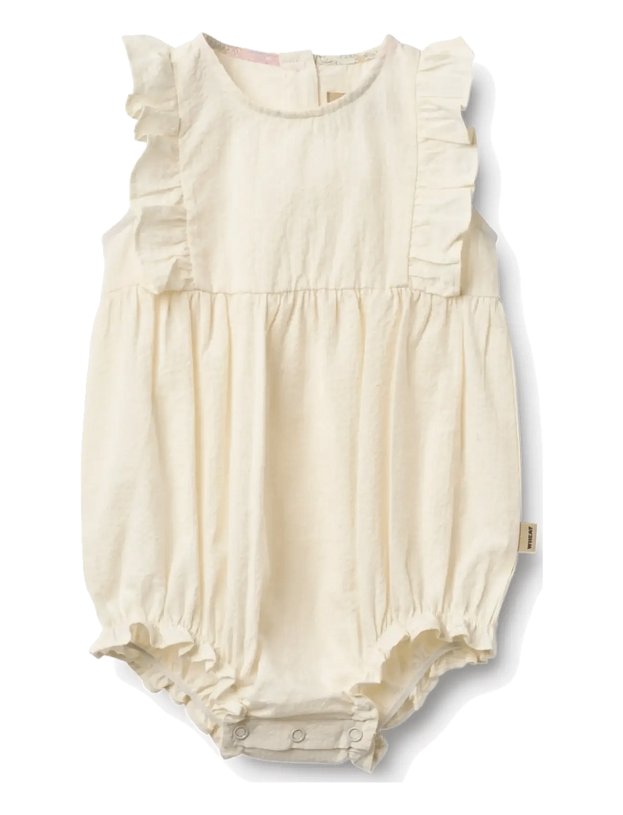 Wheat - Romper Emmaline - bodyer uden ærmer - ivory - 0
