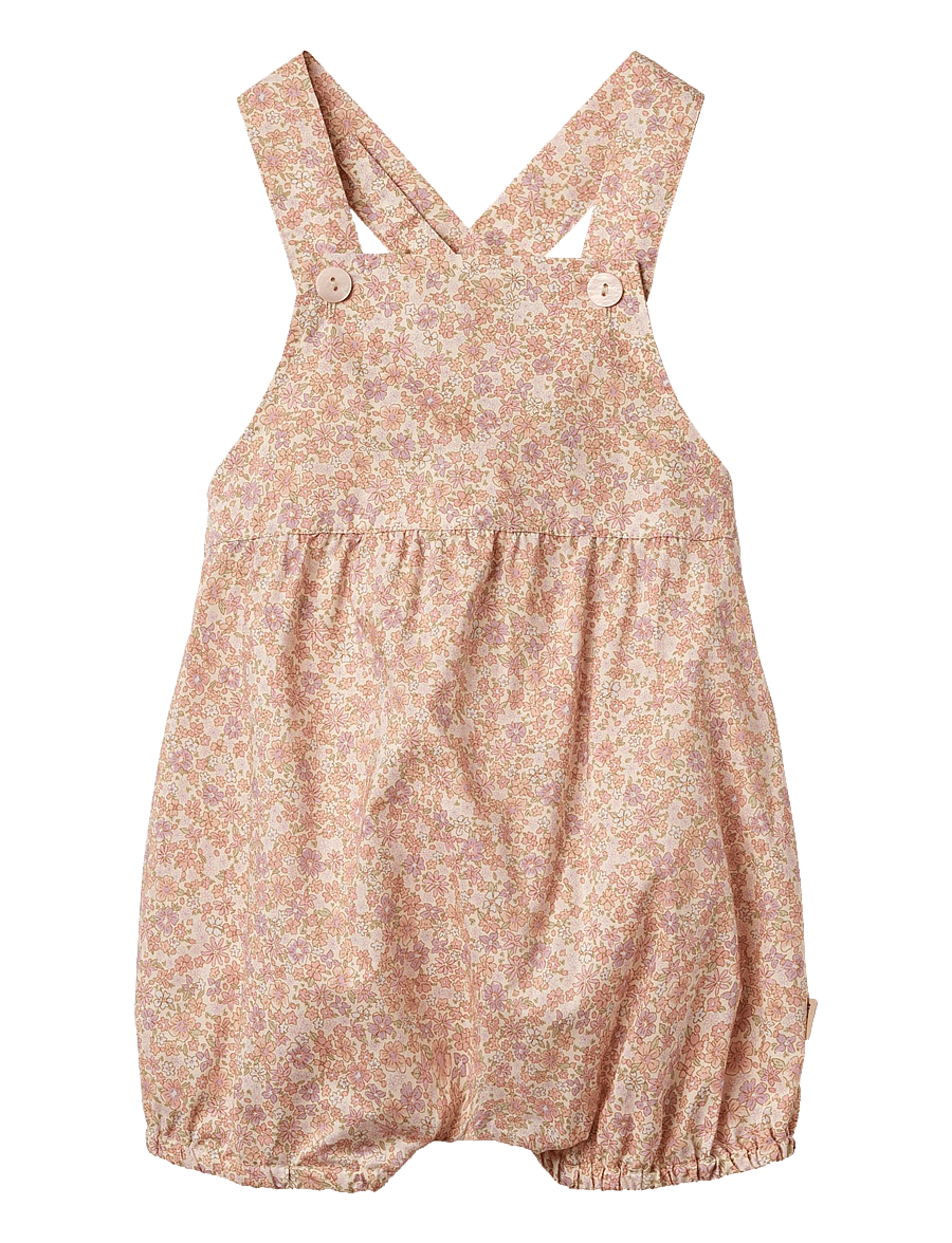 Wheat - Romper Ditte - kurzärmelig - lilac flowers - 0