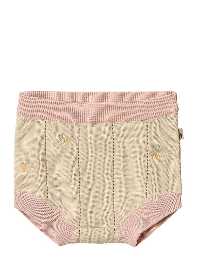 Wheat - Knitted Shorts Dua - casual shorts - sandshell - 1