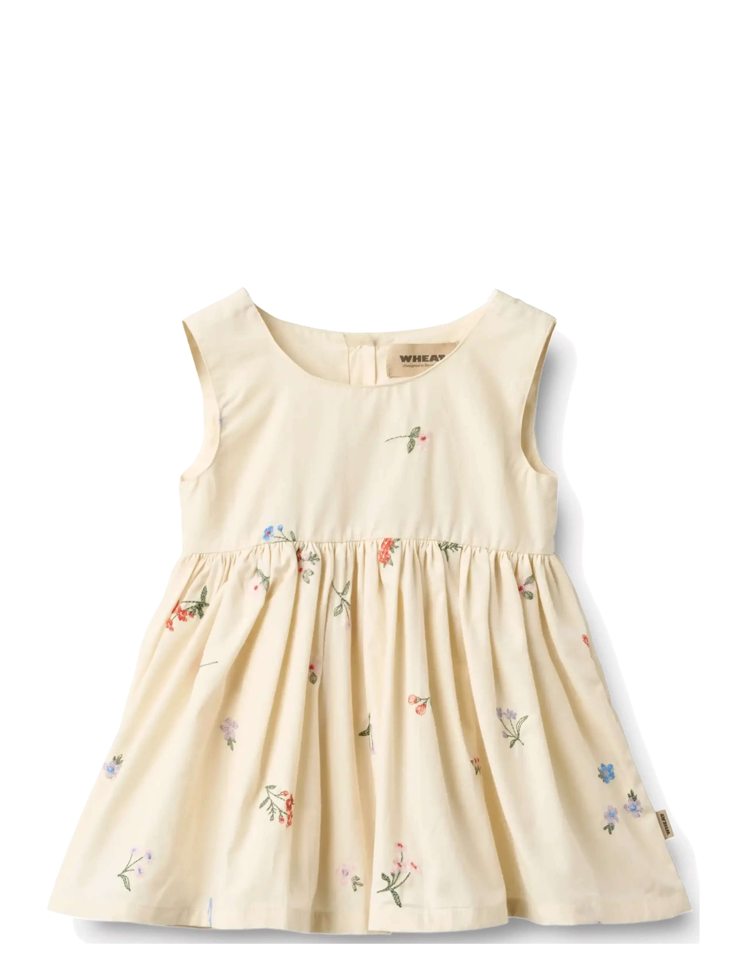 WHEAT Pinafore Wrinkle Sienna Cream - 92 - Kinder