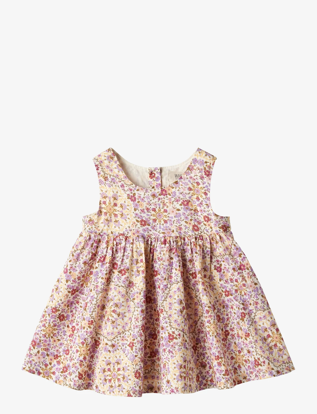Wheat - Pinafore Wrinkles Sienna - sukienki dla dziewczynek bez rękawów - carousels and flowers - 0