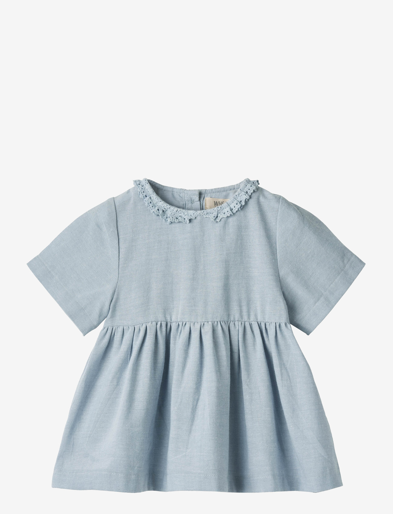 Wheat - Dress S/S Elma - blue waves - 0