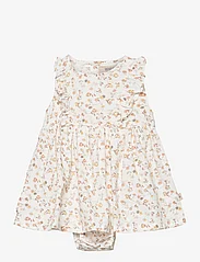 Wheat - Dress Suit Sofia - kūdikių suknelės be rankovių - flower poppy - 0
