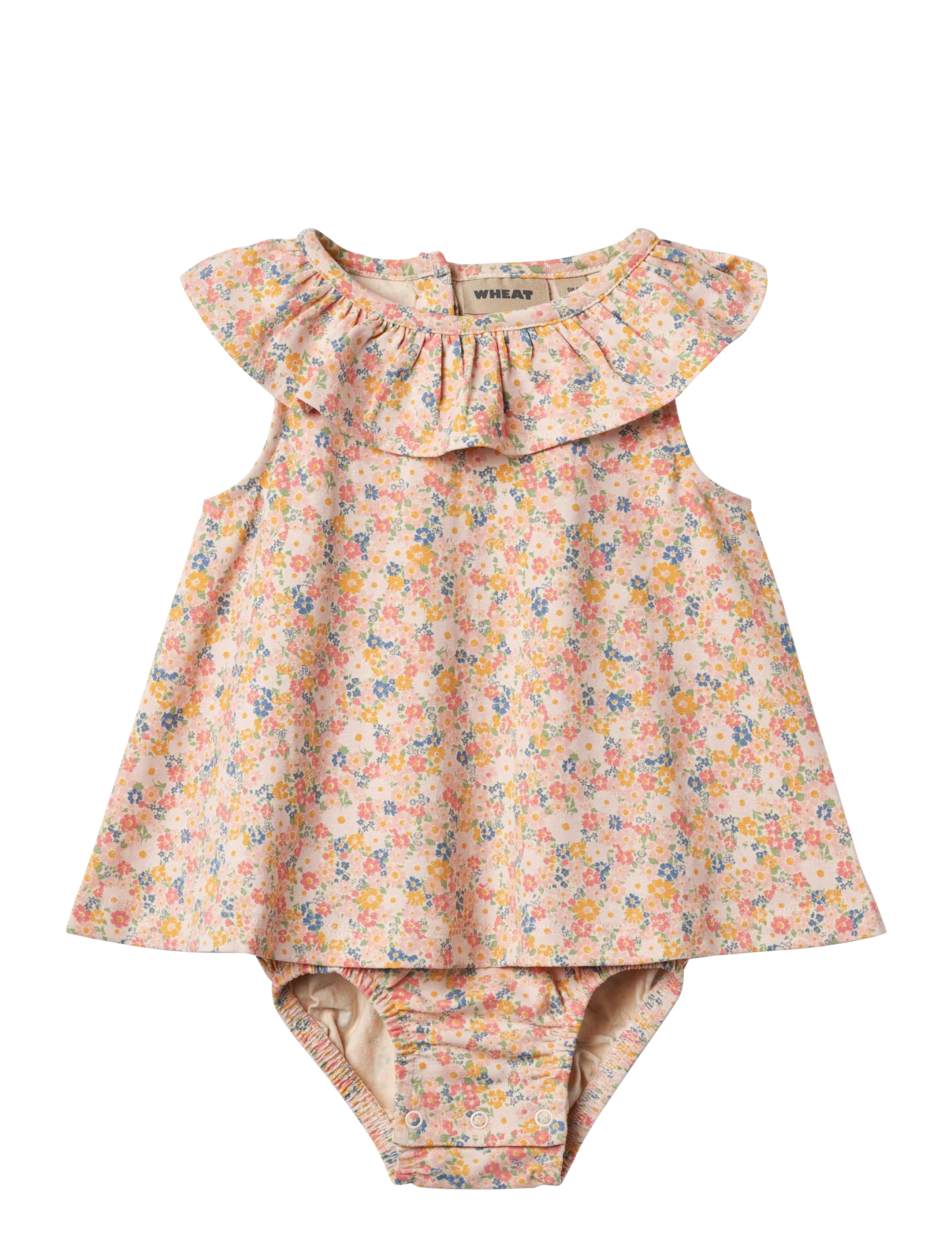 Wheat Dress Suit Jersey Ingeborg, 86, Baby Dresses, Rosa - Sleevless Kinder