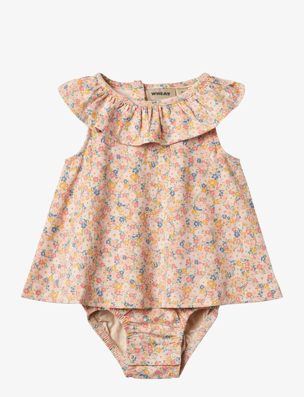 Wheat - Dress Suit Jersey Ingeborg - Ärmellose babykleider - multi flowers - 0