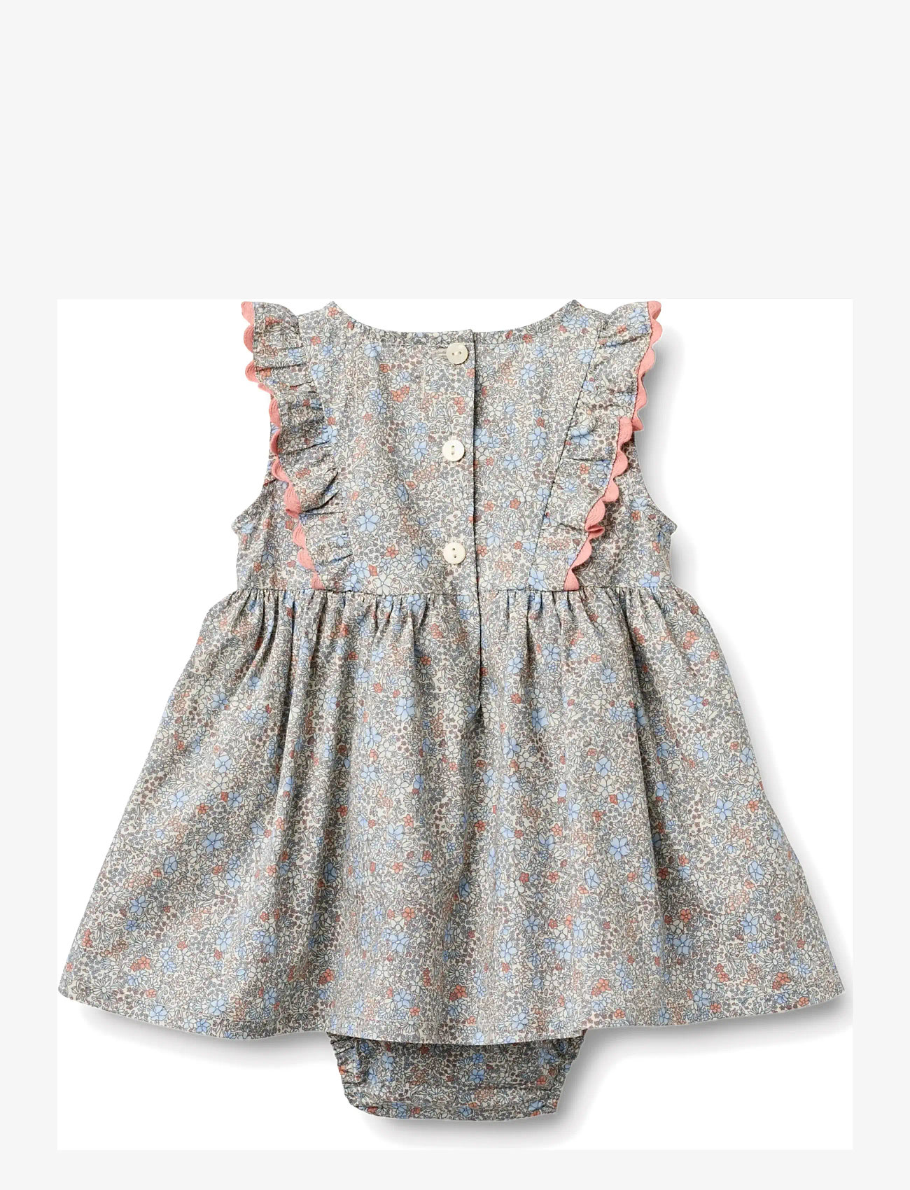 Wheat - Dress Suit Sofia - Ärmellose babykleider - air blue flowers - 1