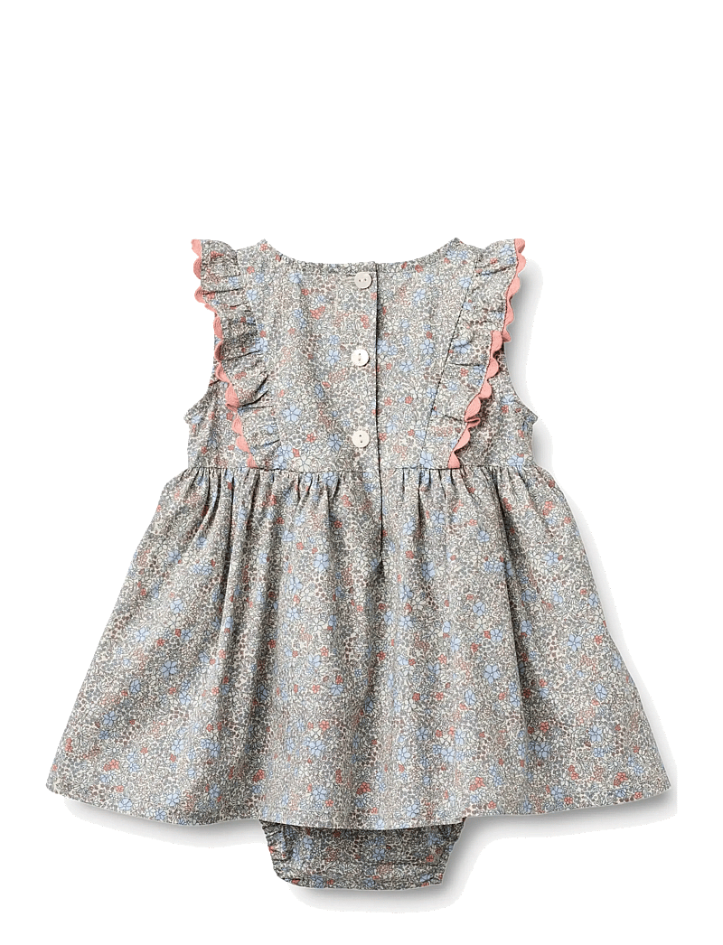 Wheat - Dress Suit Sofia - Ärmellose babykleider - air blue flowers - 1