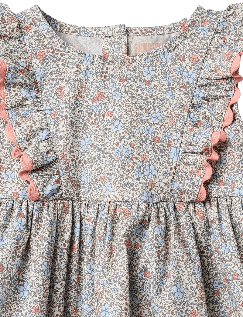 Wheat - Dress Suit Sofia - Ärmellose babykleider - air blue flowers - 2