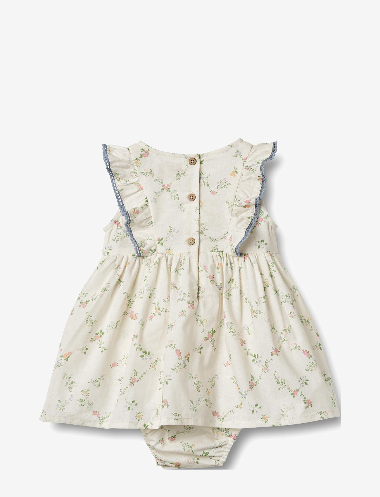 Wheat - Dress Suit Lace Sofia - ivory checked flowers - 1