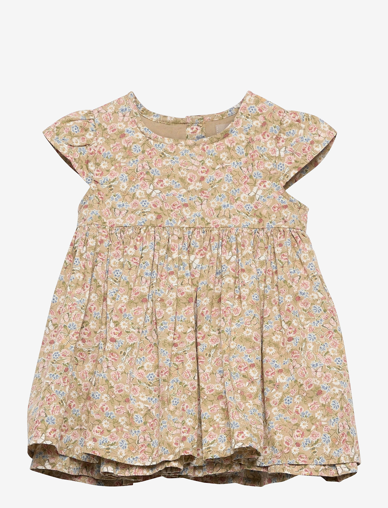 Wheat - Dress Christel - bees and flowers - 0