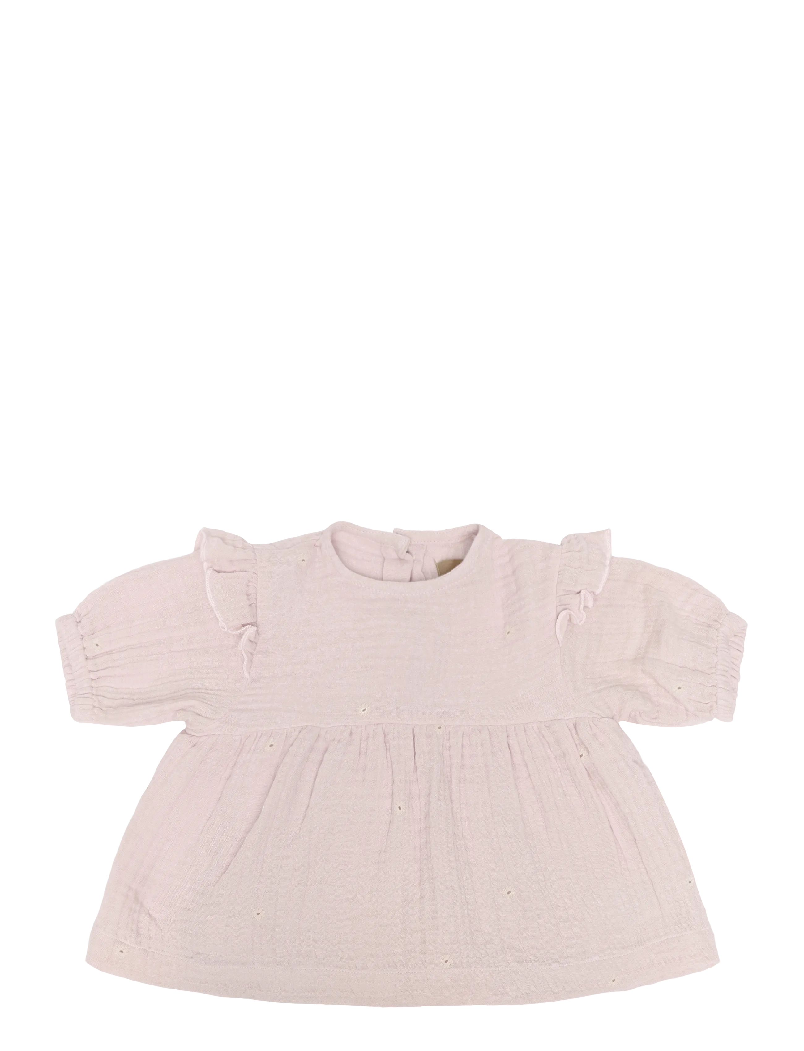 Wheat Dress 3/4 Sleeve Gro, Børn, 3/4 Ærme Smock Kjole, Lila, Str: 92