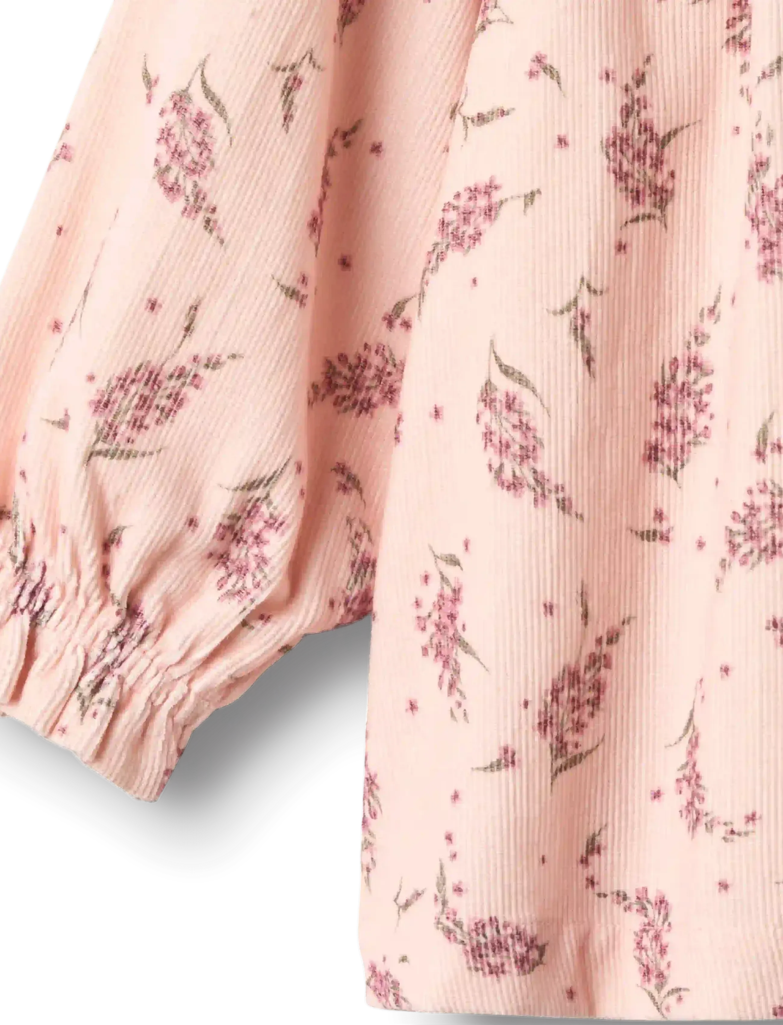 Wheat - Dress L/S Elvira - dim rose flowers - 2