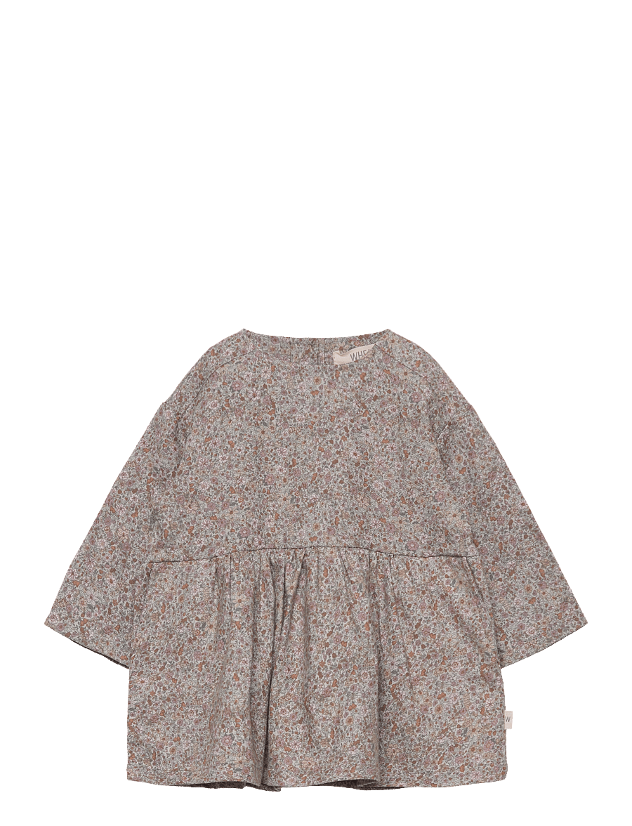 Wheat - Dress Henna - langärmelige babykleider - flower meadow - 0