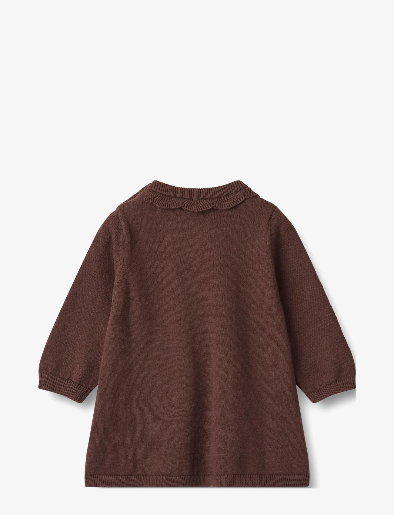 Wheat - Knit Dress Nannie - eggplant - 1