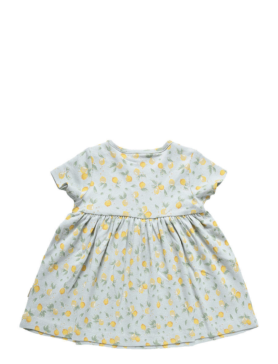 Wheat - Jersey Dress S/S Nova - kortærmede babykjoler - summer blue citrus - 1
