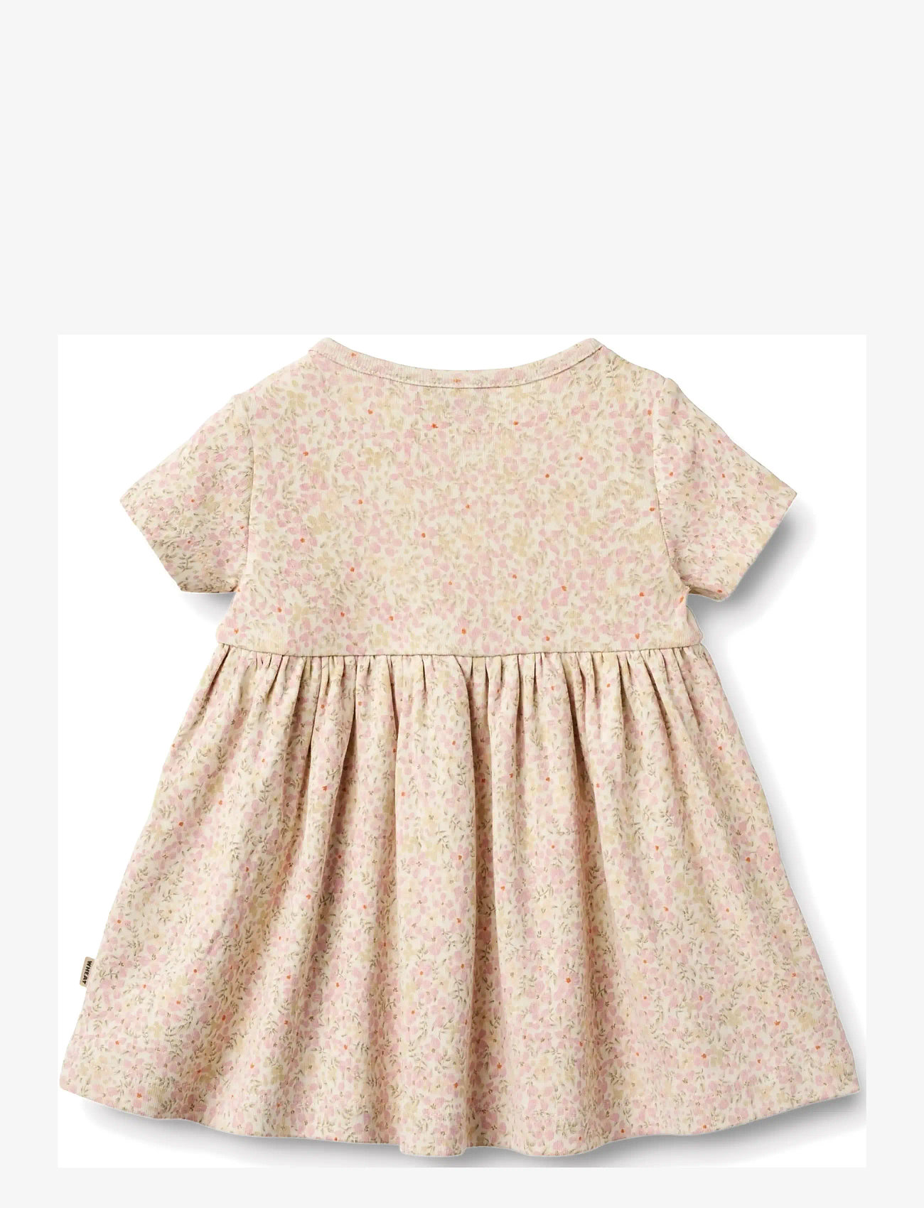 Wheat - Jersey Dress S/S Nova - kortærmede babykjoler - coral flowers - 1