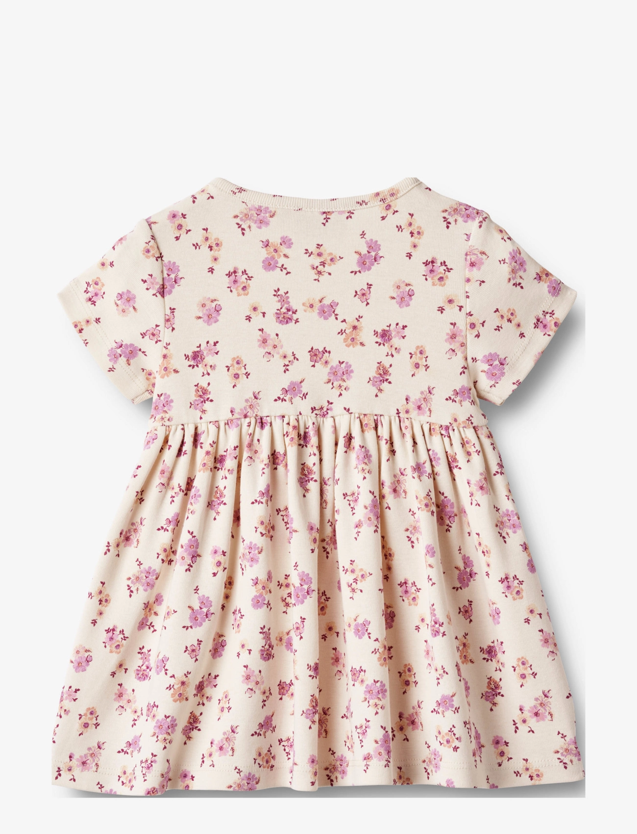 Wheat - Jersey Dress S/S Nova - shell flowers - 1