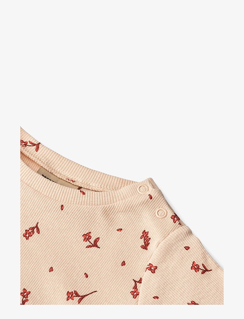 Wheat - Jersey Dress Anna - short-sleeved baby dresses - rose water flowers - 2