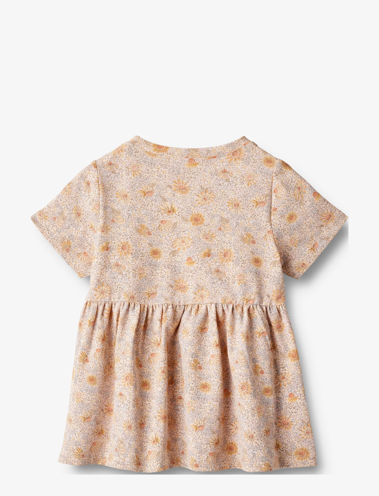 Wheat - Jersey Dress S/S Anna - coneflowers - 1