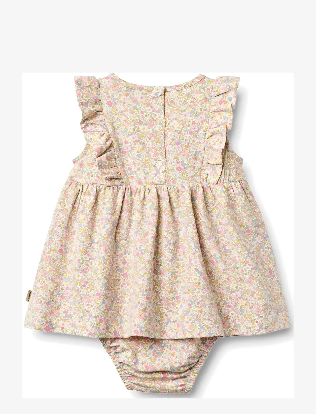 Wheat - Jersey Dress Suit Vianna - baby-kjoler uten ermer - blush flower meadow - 1