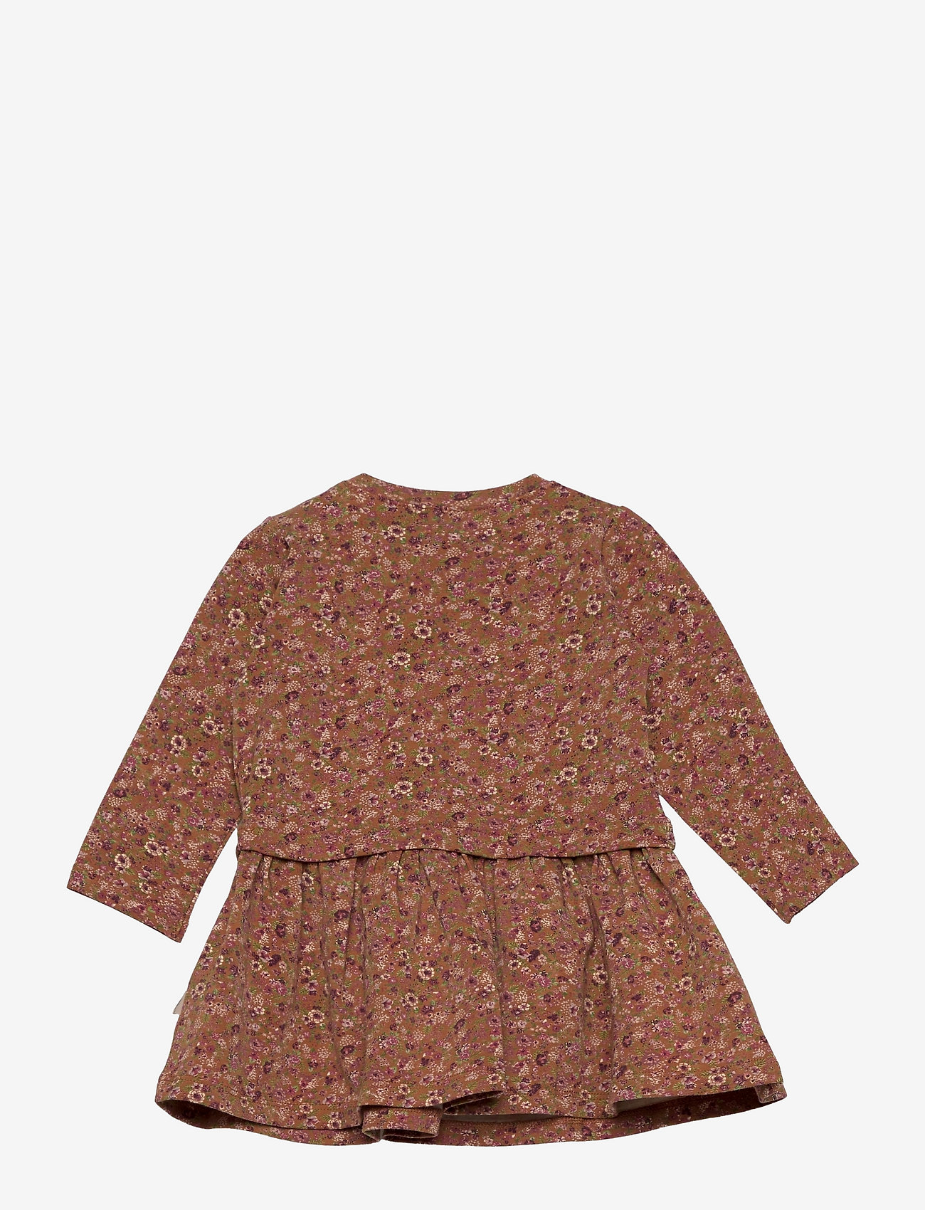 Wheat - Dress Astrid - bronze flowers - 1