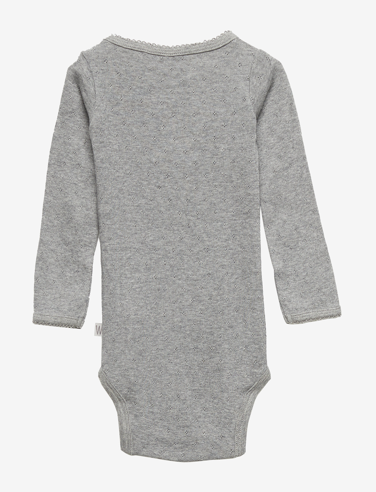 Wheat - Body Frill LS - melange grey - 1