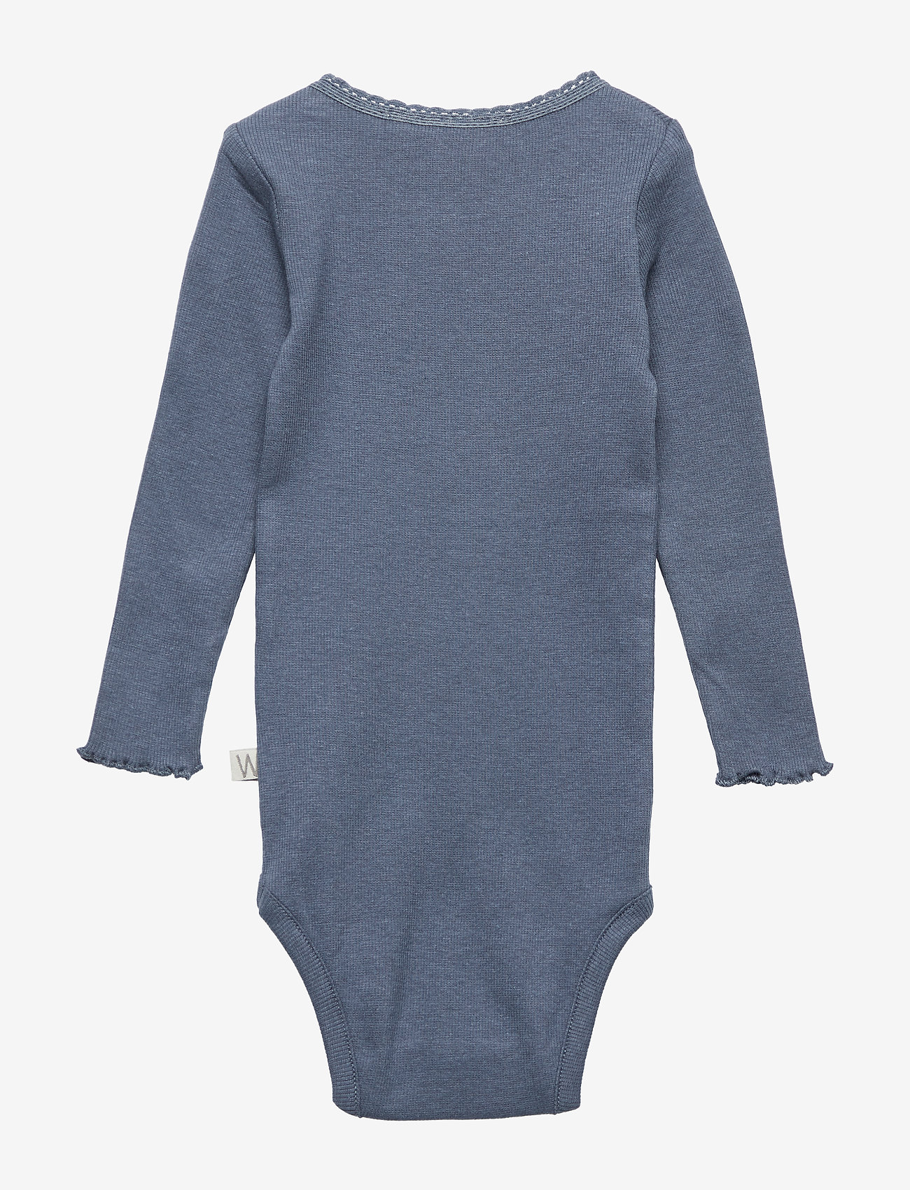 Wheat - Body Rib Lace LS - greyblue - 1