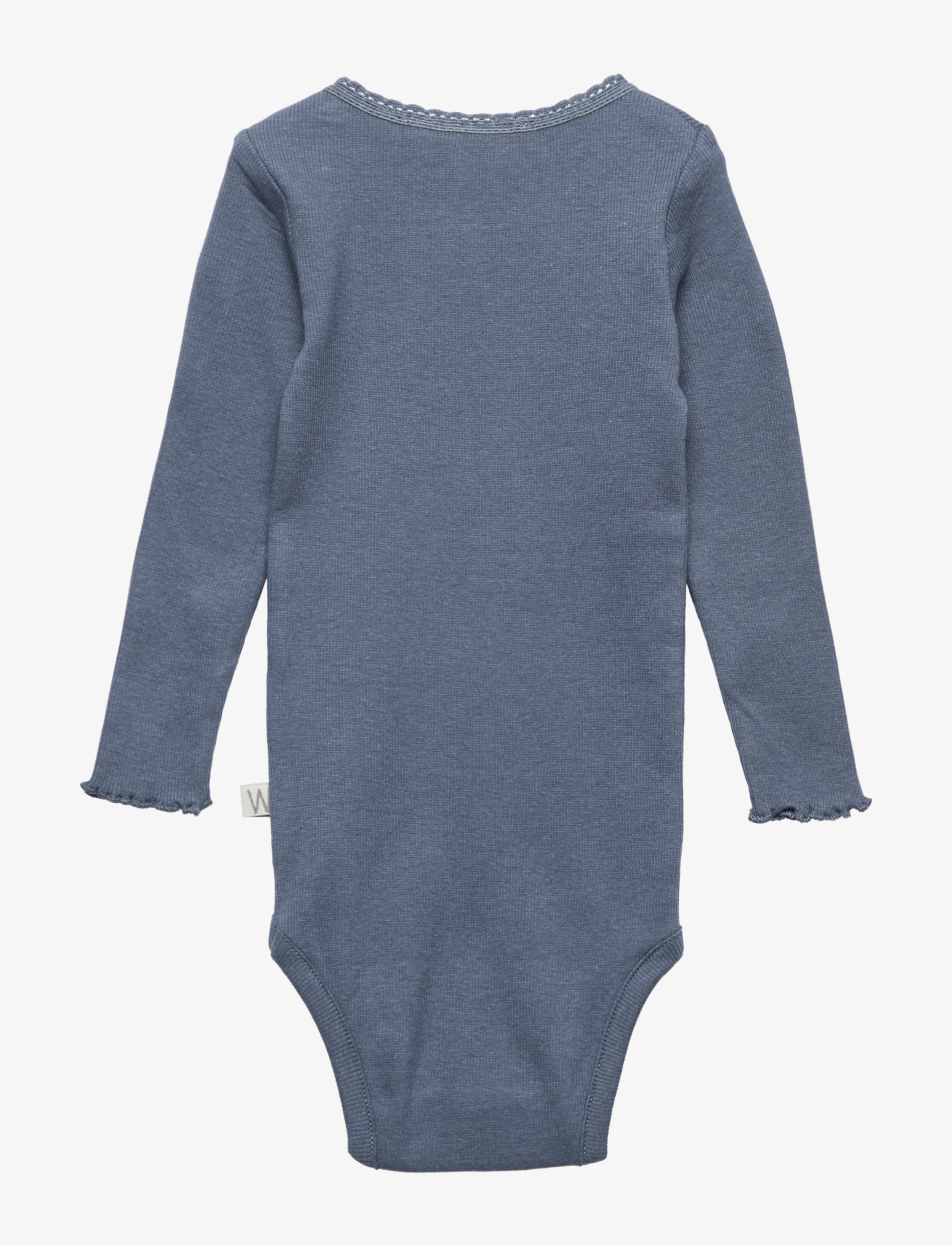 Wheat - Body Rib Lace LS - greyblue - 1