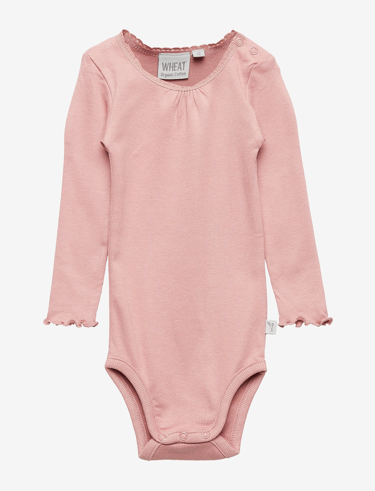 Wheat - Body Rib Lace LS - soft rouge - 0