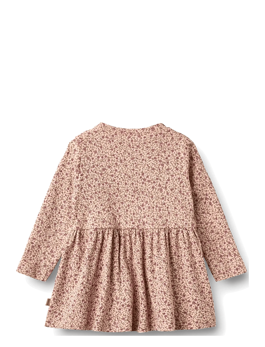 Wheat - Jersey dress L/S Sessa - dime rose small flowers - 1