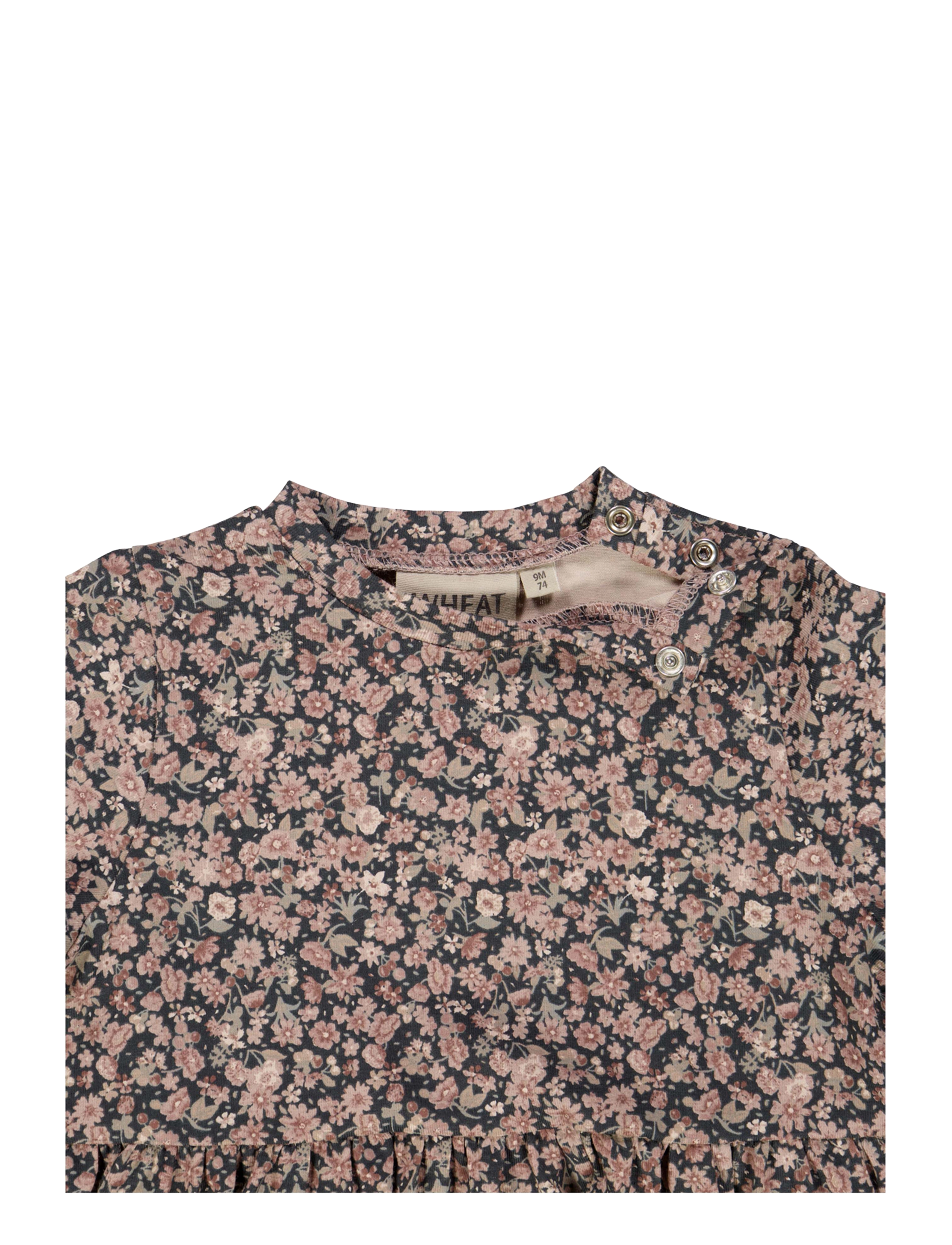 Wheat - Jersey Dress Sessa - winter flowers - 1