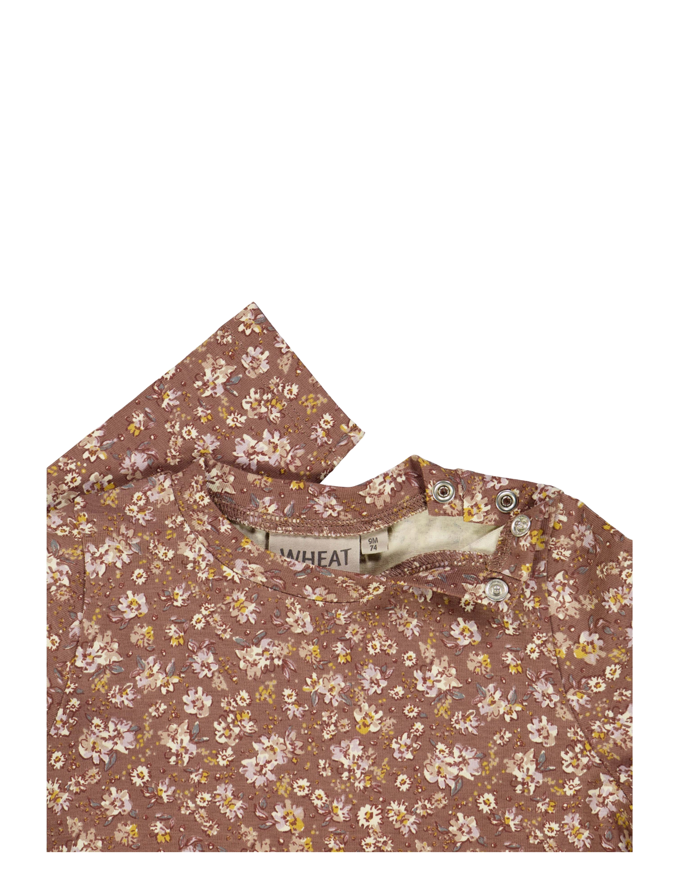 Wheat - Jersey Dress Sessa - vintage rose flowers - 1