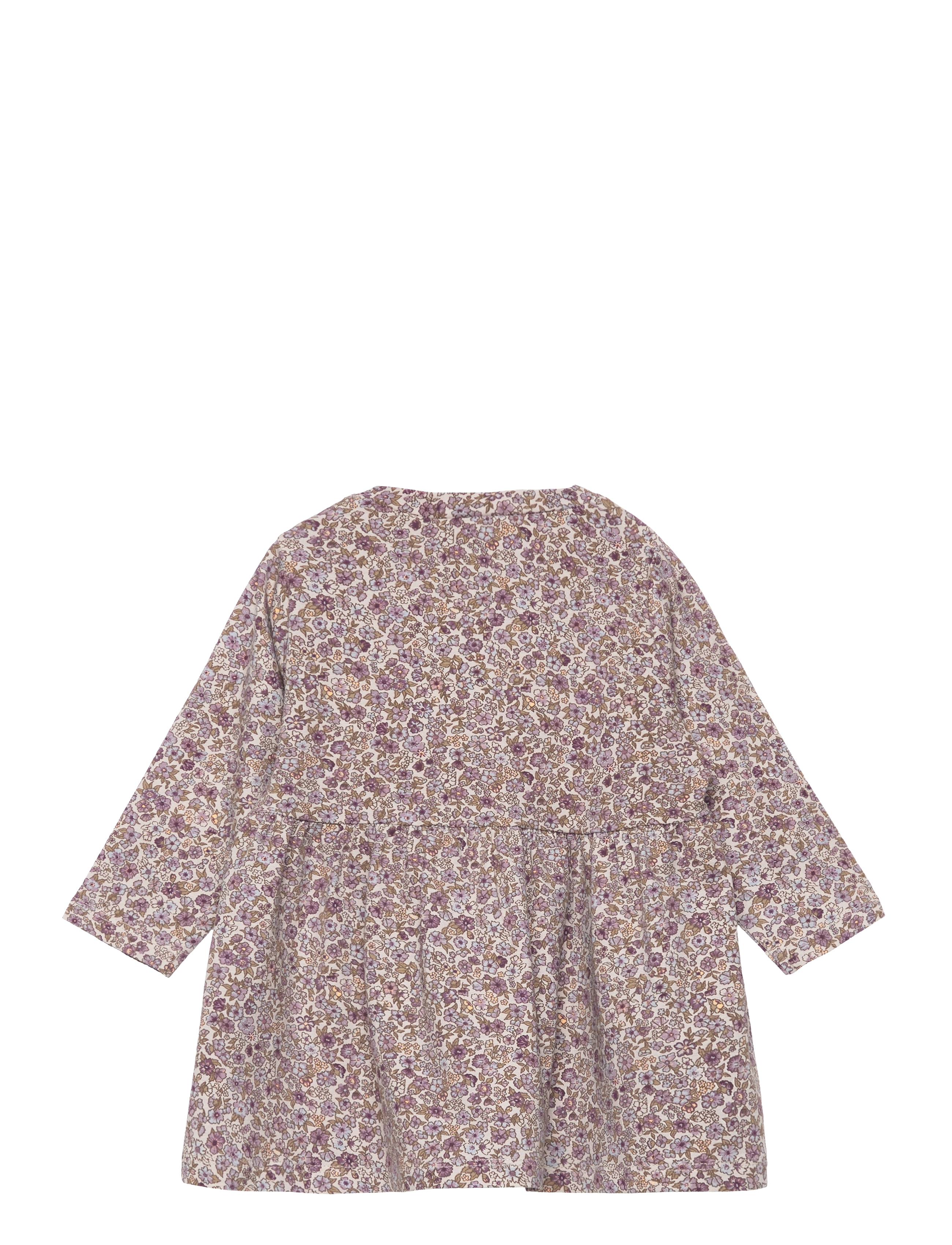 Wheat - Jersey Dress Sessa - grey rose flowers - 1