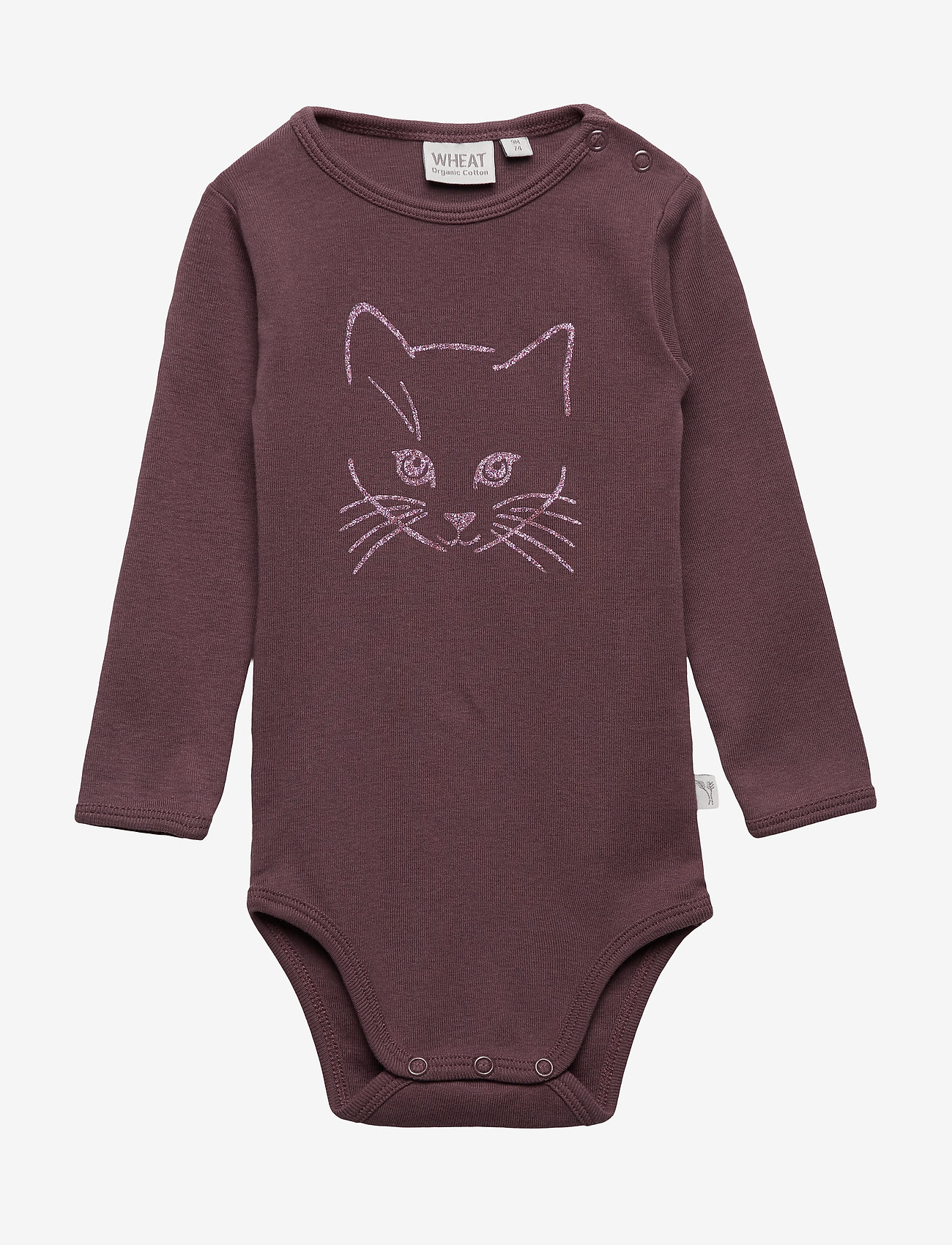 Wheat - Body Cat LS - soft eggplant - 0