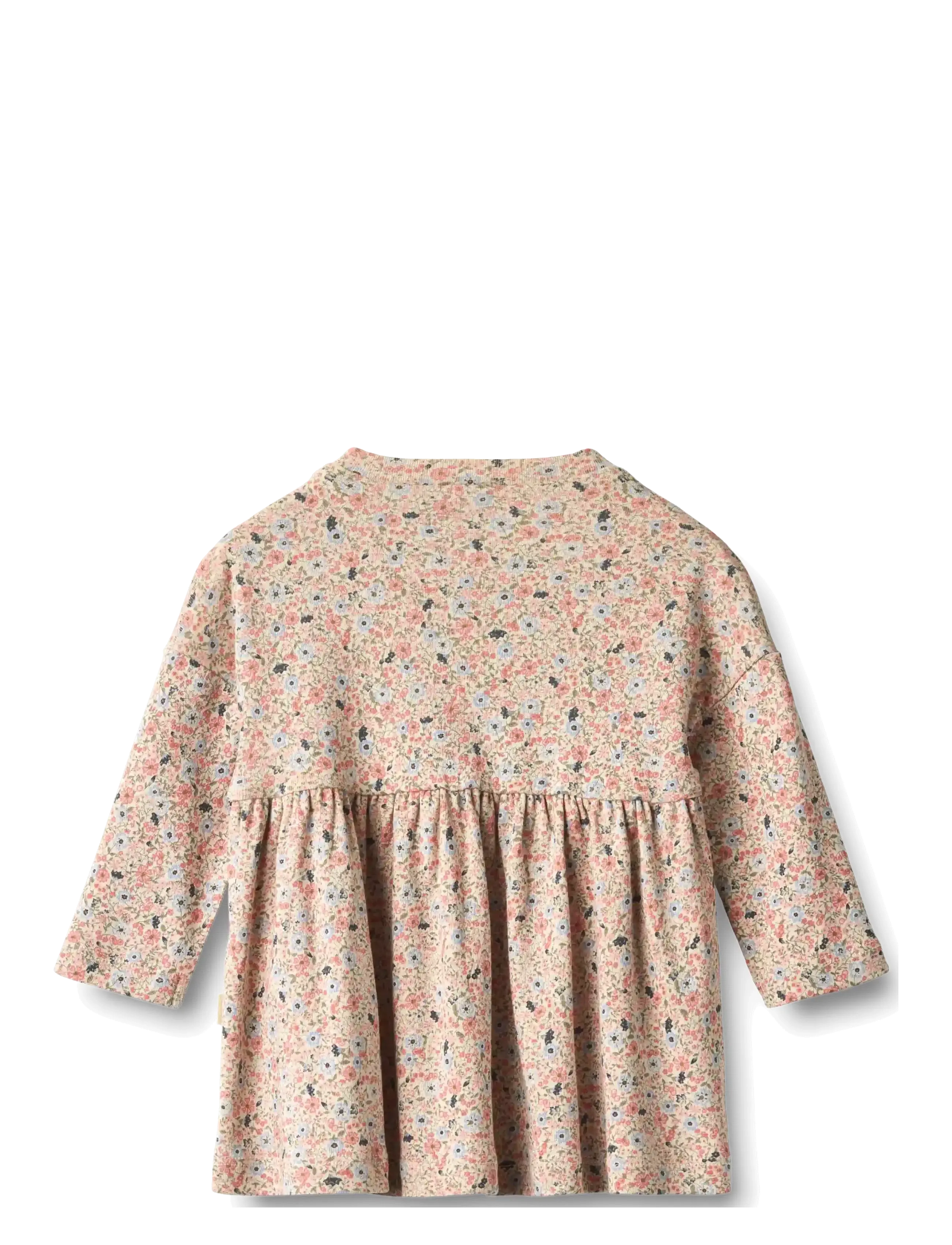 Wheat - Jersey dress L/S Emmy - grey cloud flowers - 1