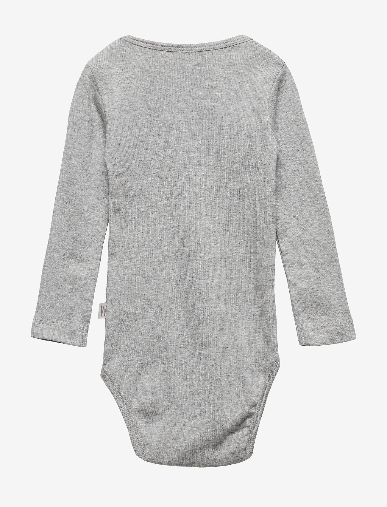 Wheat - Body Rib LS - melange grey - 1