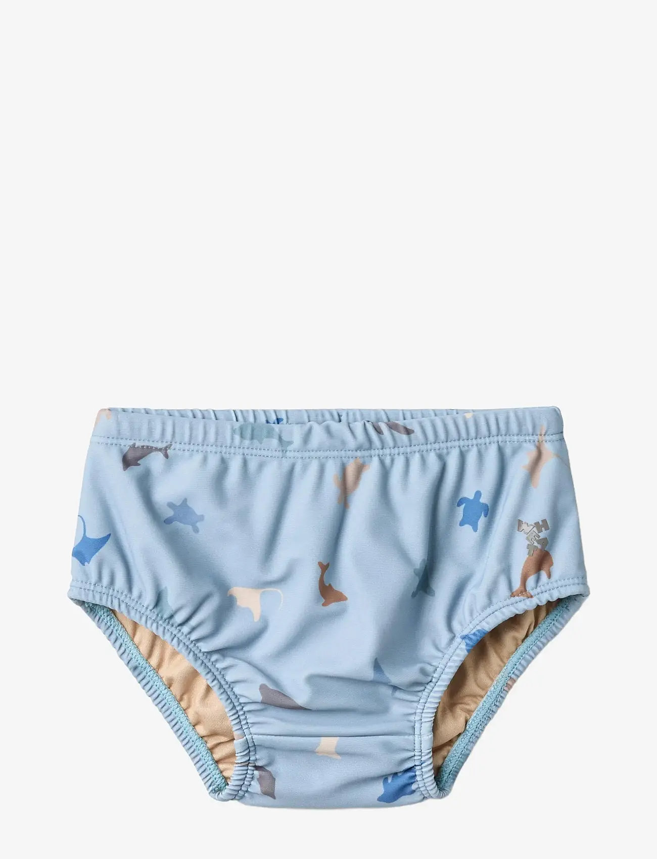 Wheat - Swim Shorts Philip - blebadebukser - soft blue sea life - 0