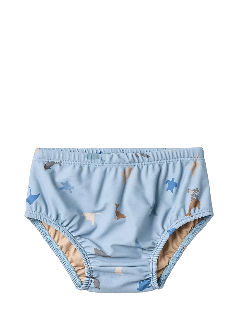 Wheat - Swim Shorts Philip - schwimmwindeln - soft blue sea life - 0