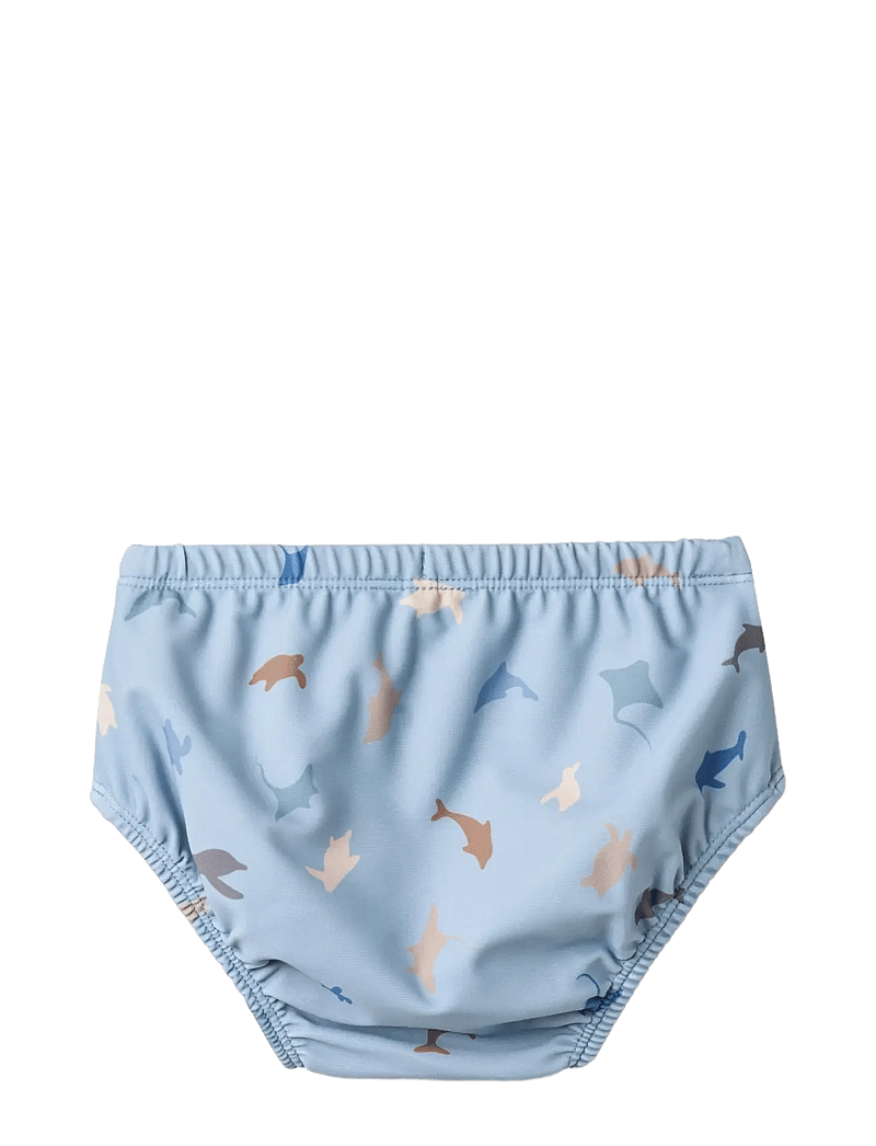 Wheat - Swim Shorts Philip - schwimmwindeln - soft blue sea life - 1