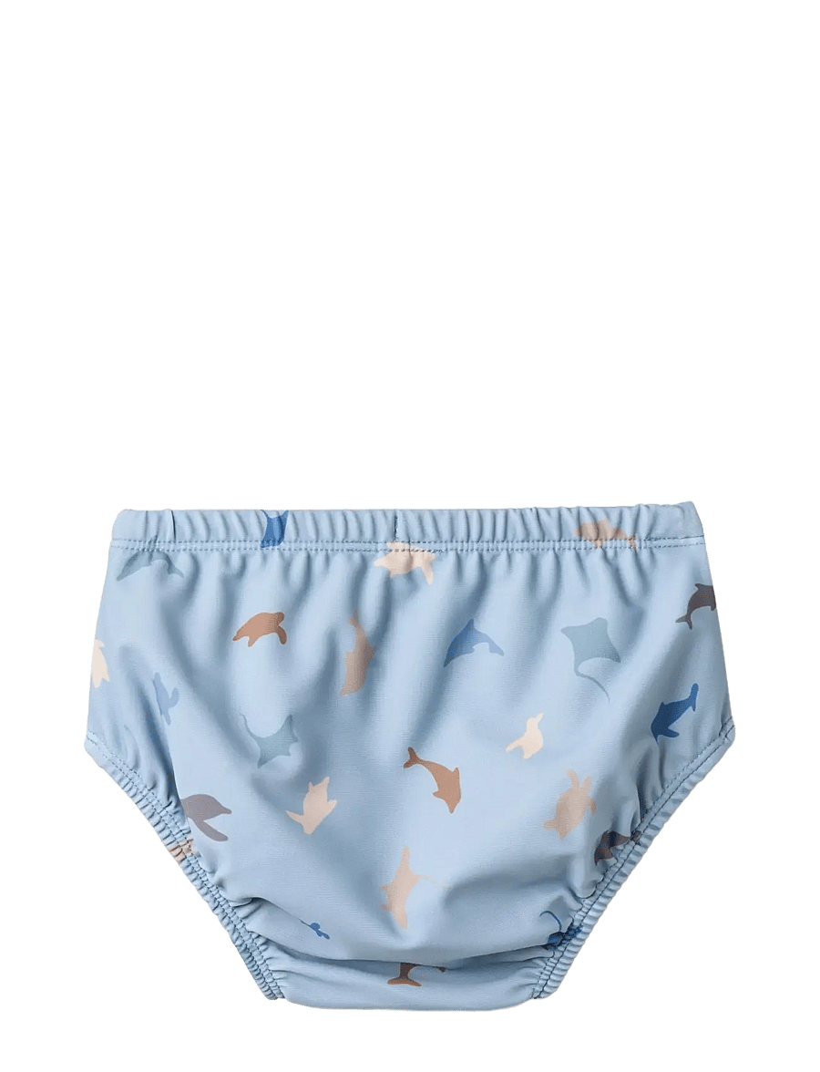 Wheat - Swim Shorts Philip - ujumismähkmed - soft blue sea life - 1